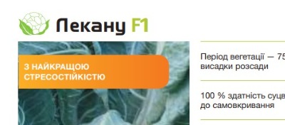 8009 Капуста цвітна біла Лекану F1